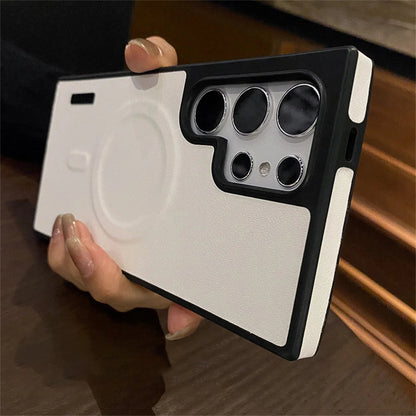 Samsung Ultra Series Luxury Matte Leather Magnetic Aircase